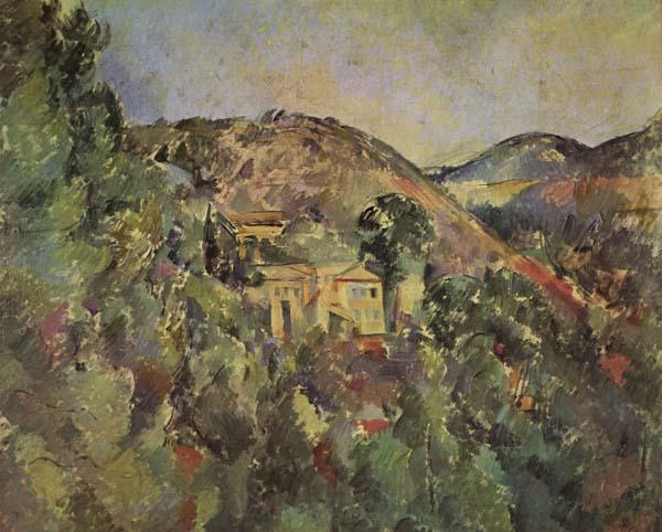 Paul Cezanne La Colline des Pauvres Norge oil painting art